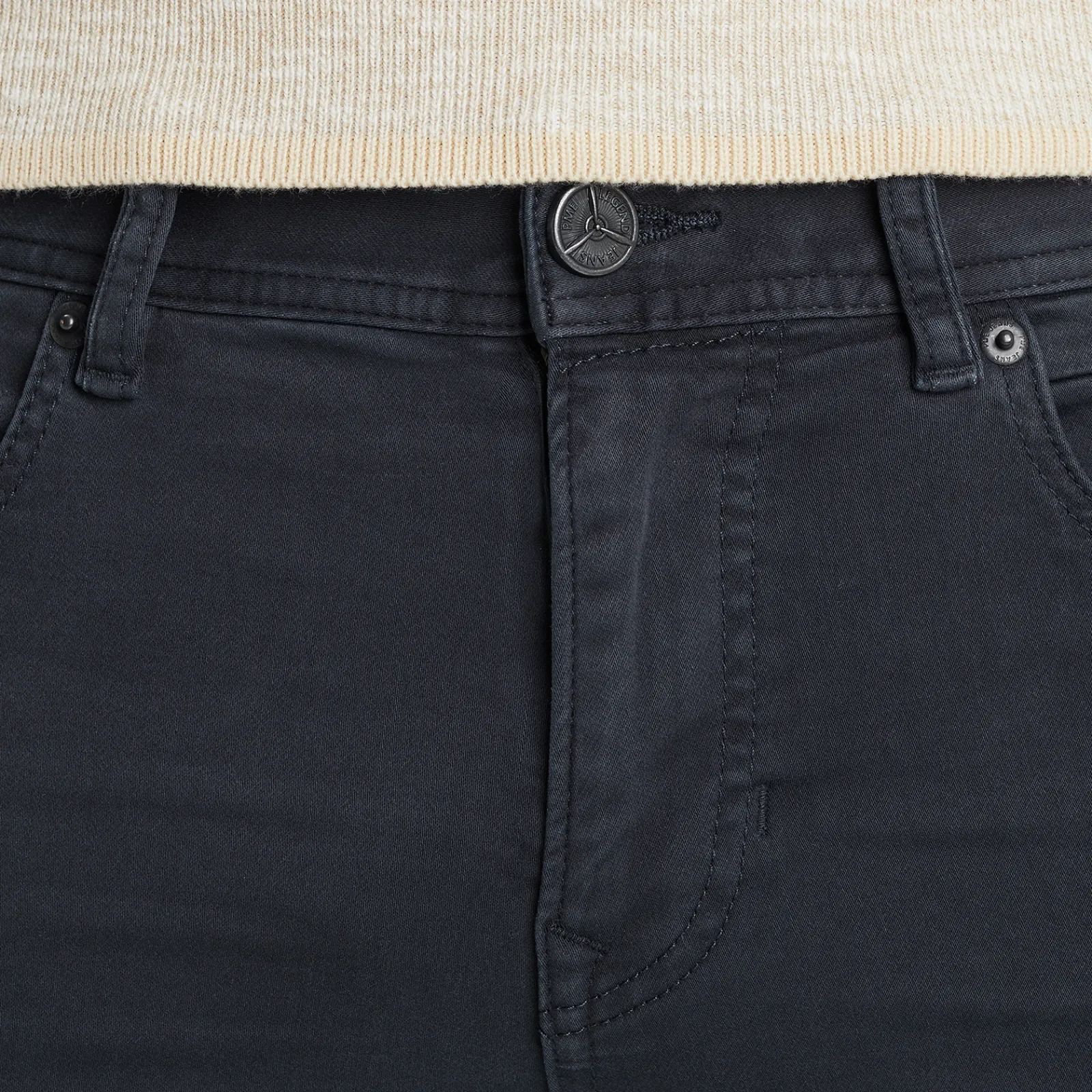 PME Legend Tailwheel Slim Fit Broek Van Colored Denim Blauw Clearance