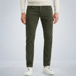 PME Legend Tailwheel Slim Fit Broek Van Colored Denim Groen New