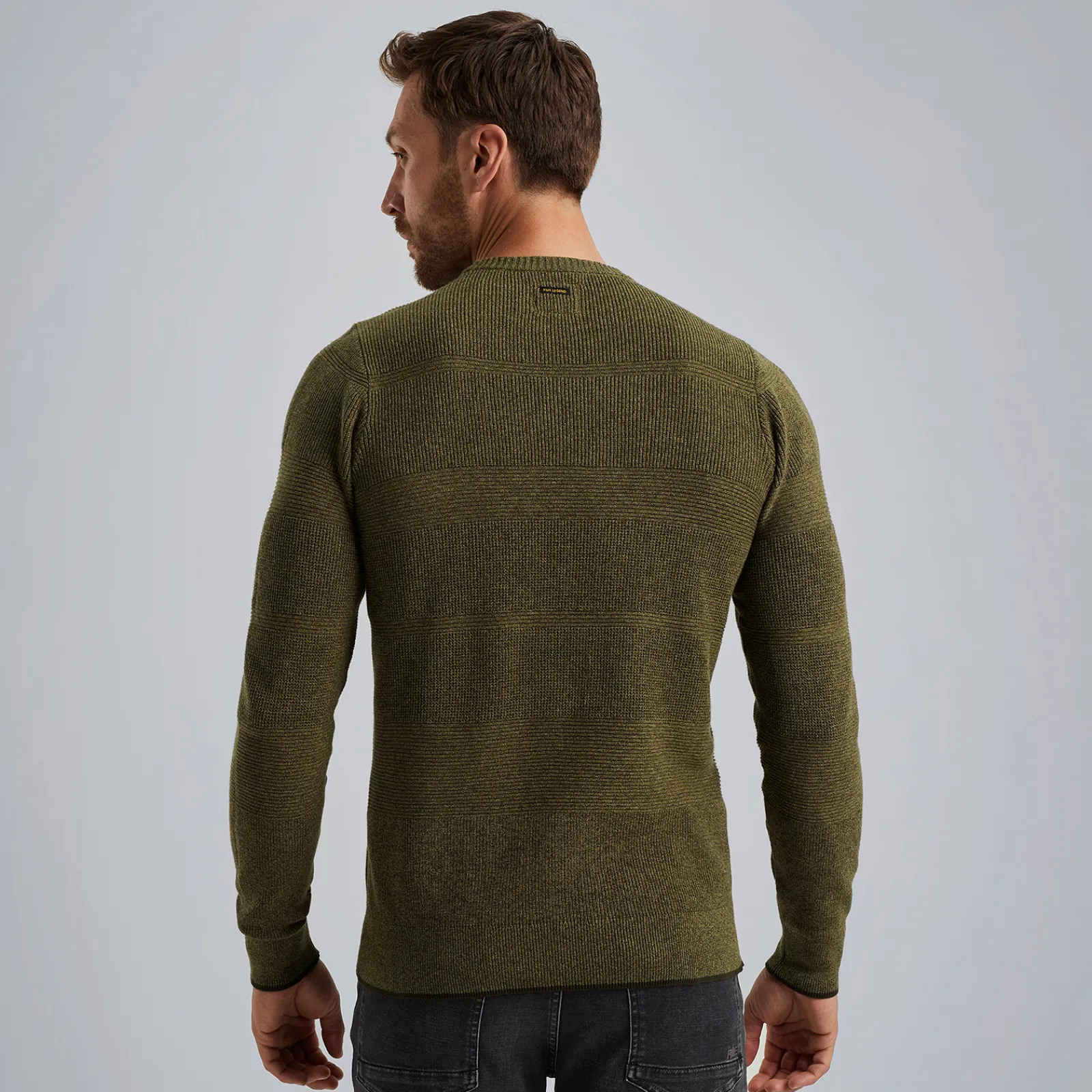PME Legend Trui Met Badge Groen Sale