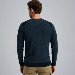 PME Legend Trui Met Flight Pocket Blauw Cheap