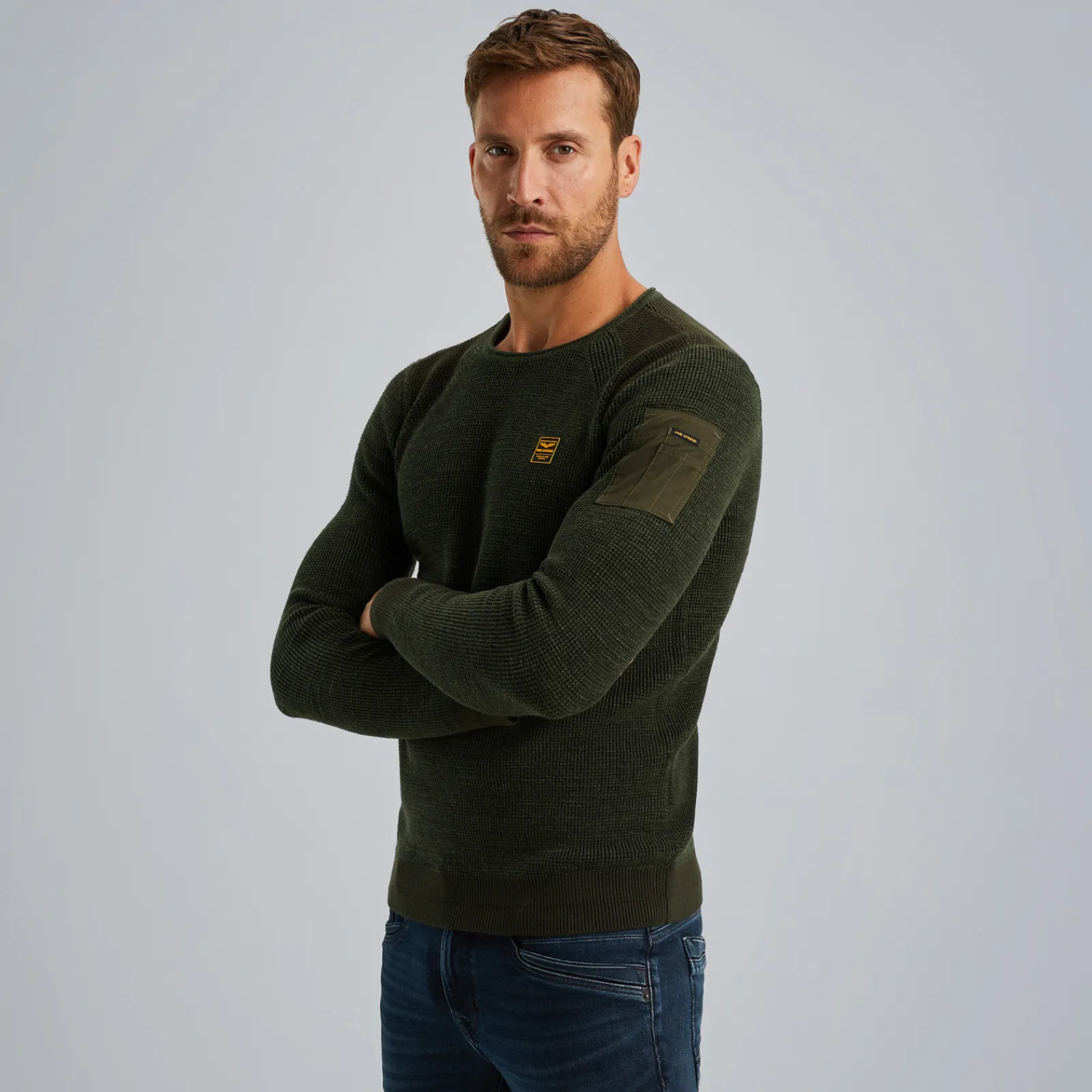 PME Legend Trui Met Flight Pocket Groen Hot