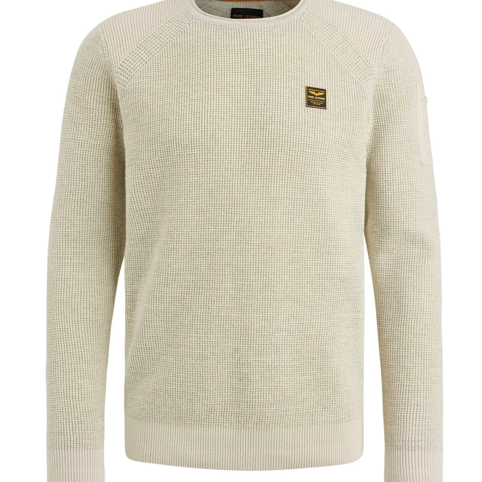 PME Legend Trui Met Flight Pocket Beige Cheap