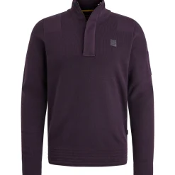 PME Legend Trui Met Halve Rits Paars Best Sale