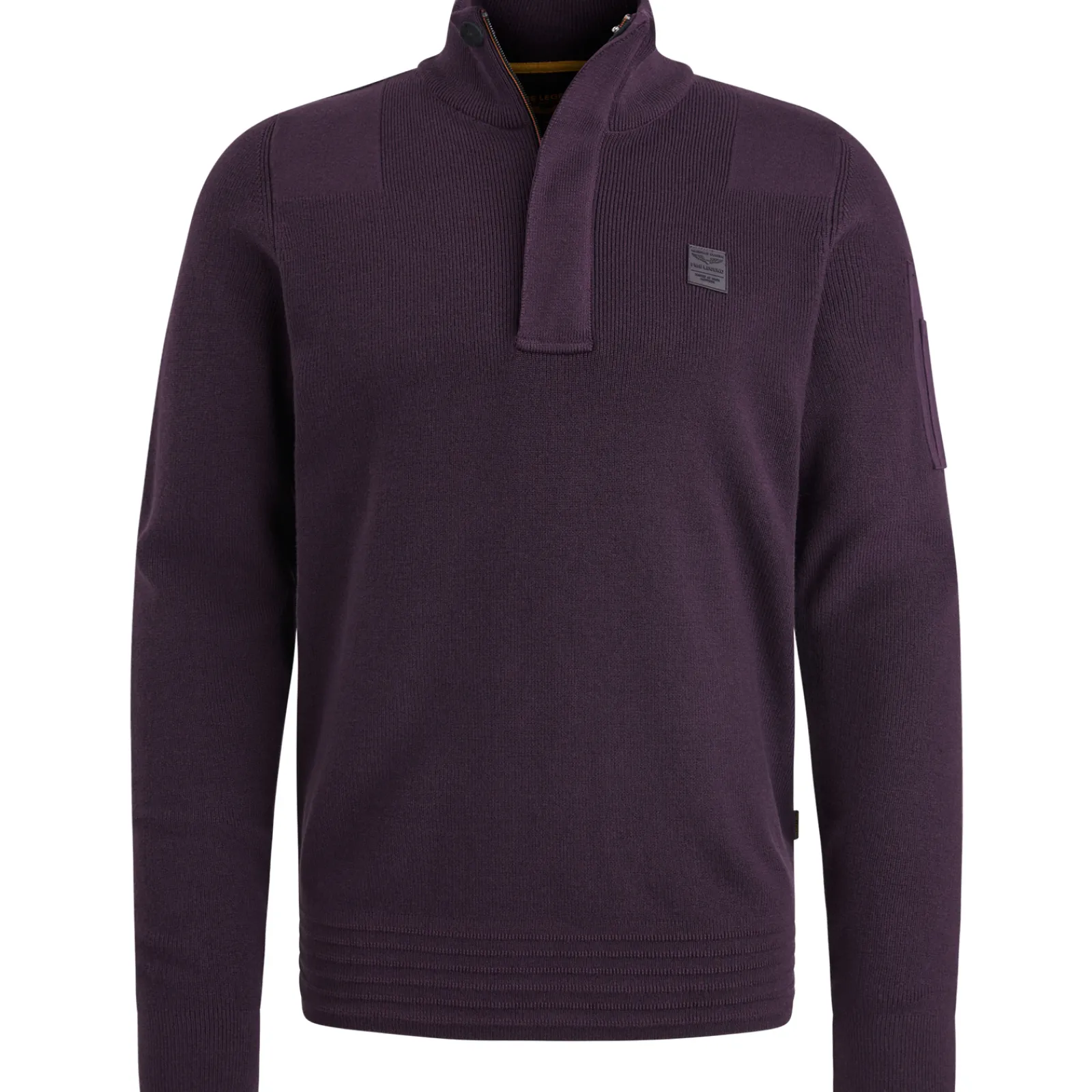 PME Legend Trui Met Halve Rits Paars Best Sale