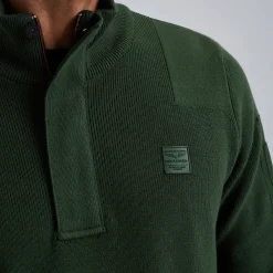 PME Legend Trui Met Halve Rits Groen Best