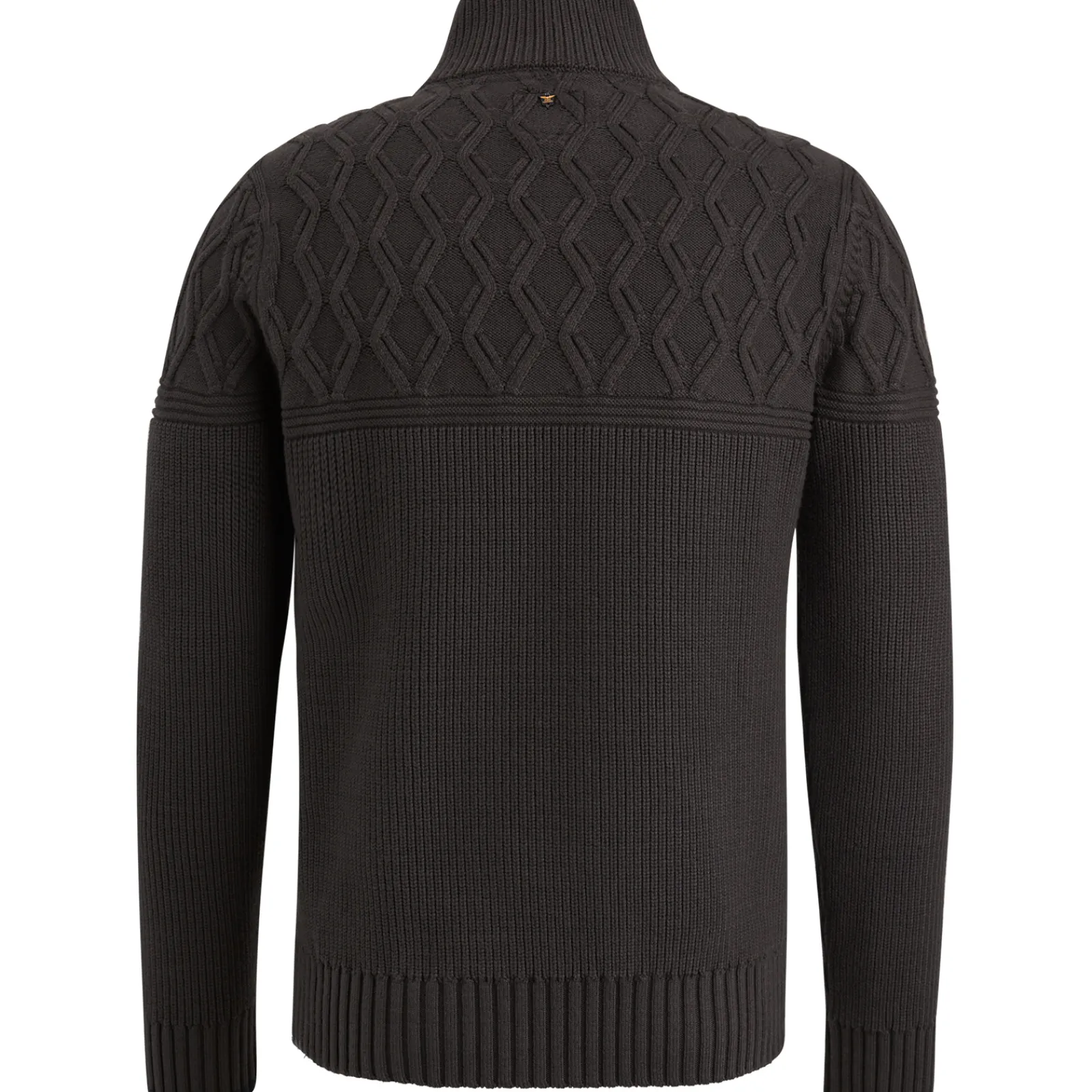 PME Legend Trui Met Halve Rits Zwart Discount