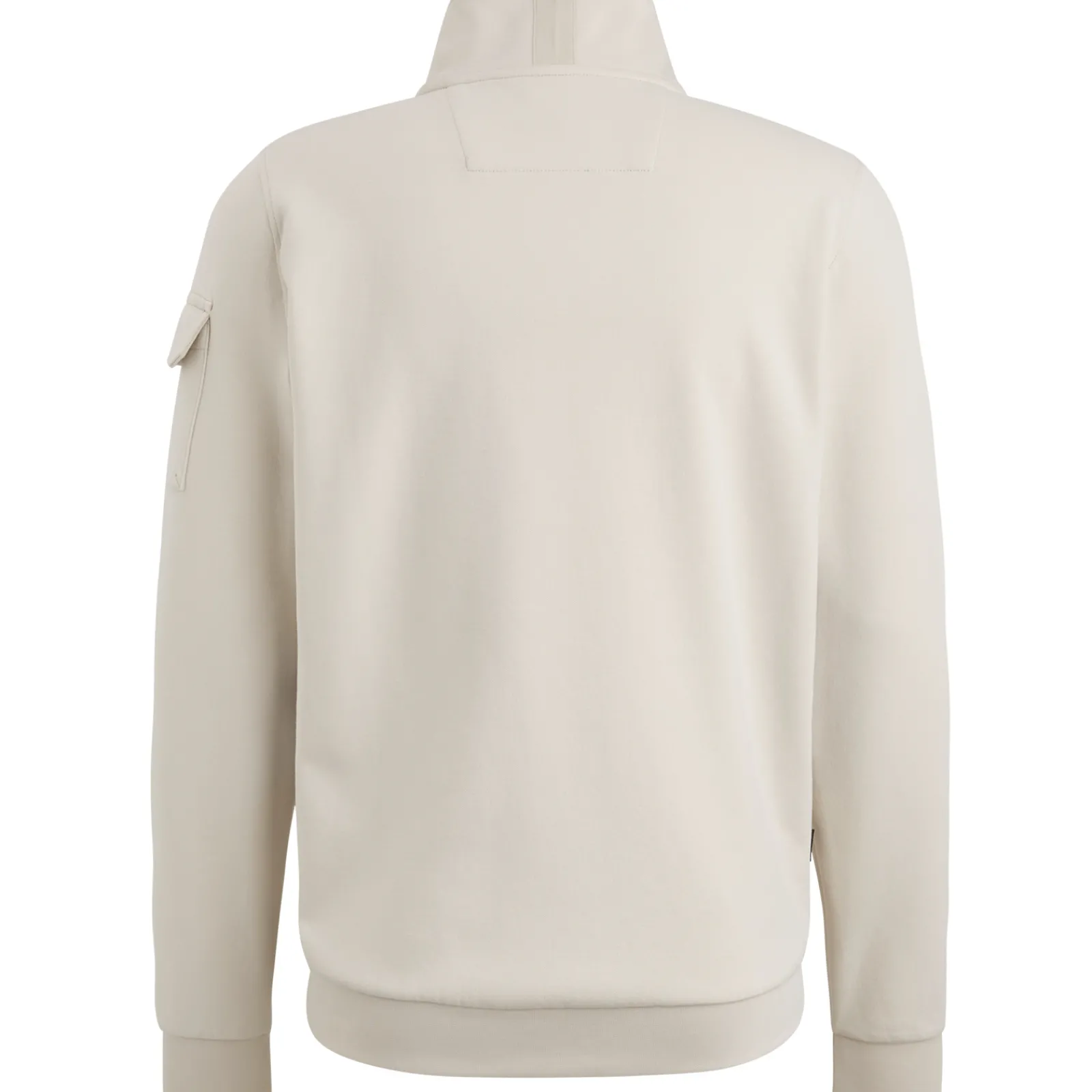 PME Legend Trui Met Halve Rits Beige Shop