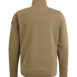 PME Legend Trui Met Halve Rits Bruin Shop