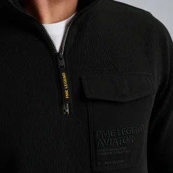 PME Legend Trui Met Halve Rits Grijs Flash Sale