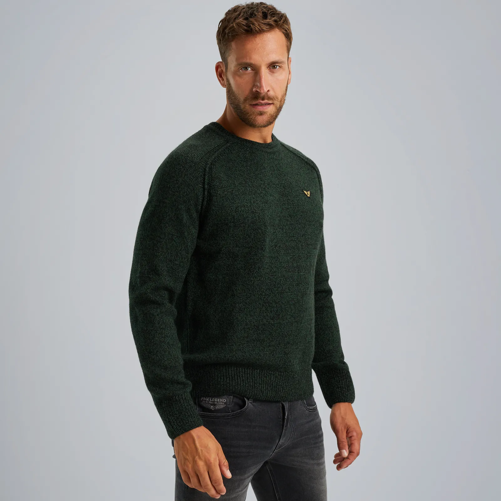 PME Legend Trui Met Raglanmouwen Groen Shop