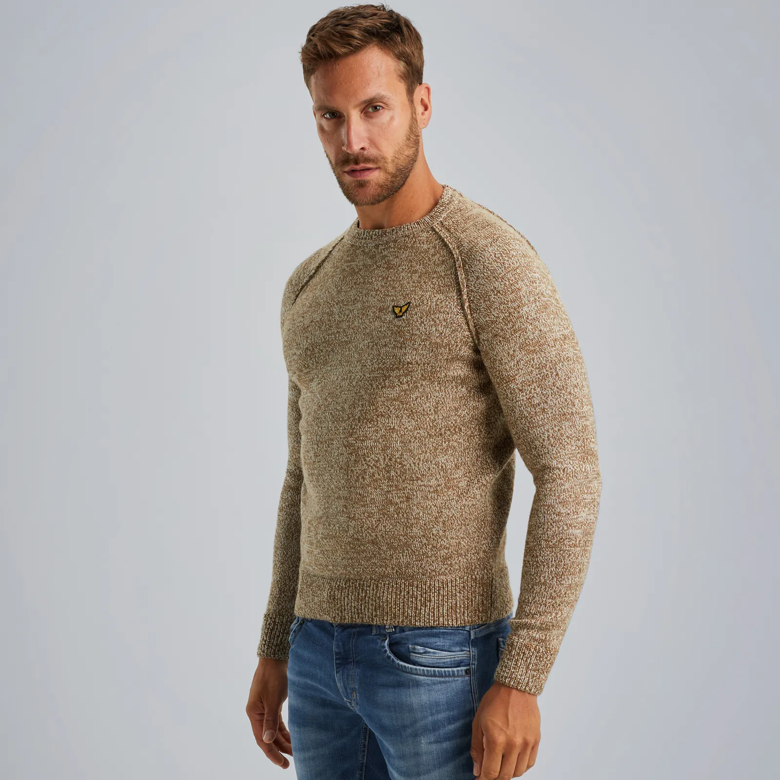 PME Legend Trui Met Raglanmouwen Bruin Best Sale