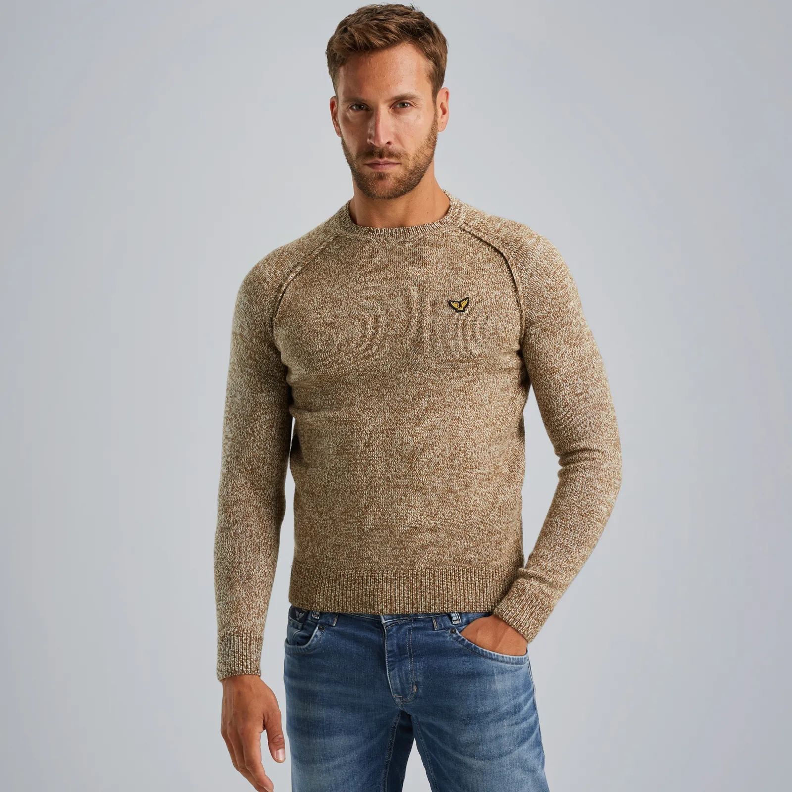 PME Legend Trui Met Raglanmouwen Bruin Best Sale