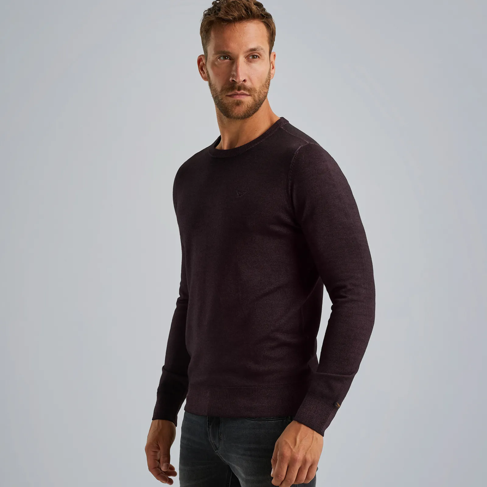 PME Legend Trui Van 100% Merinowol Paars Sale