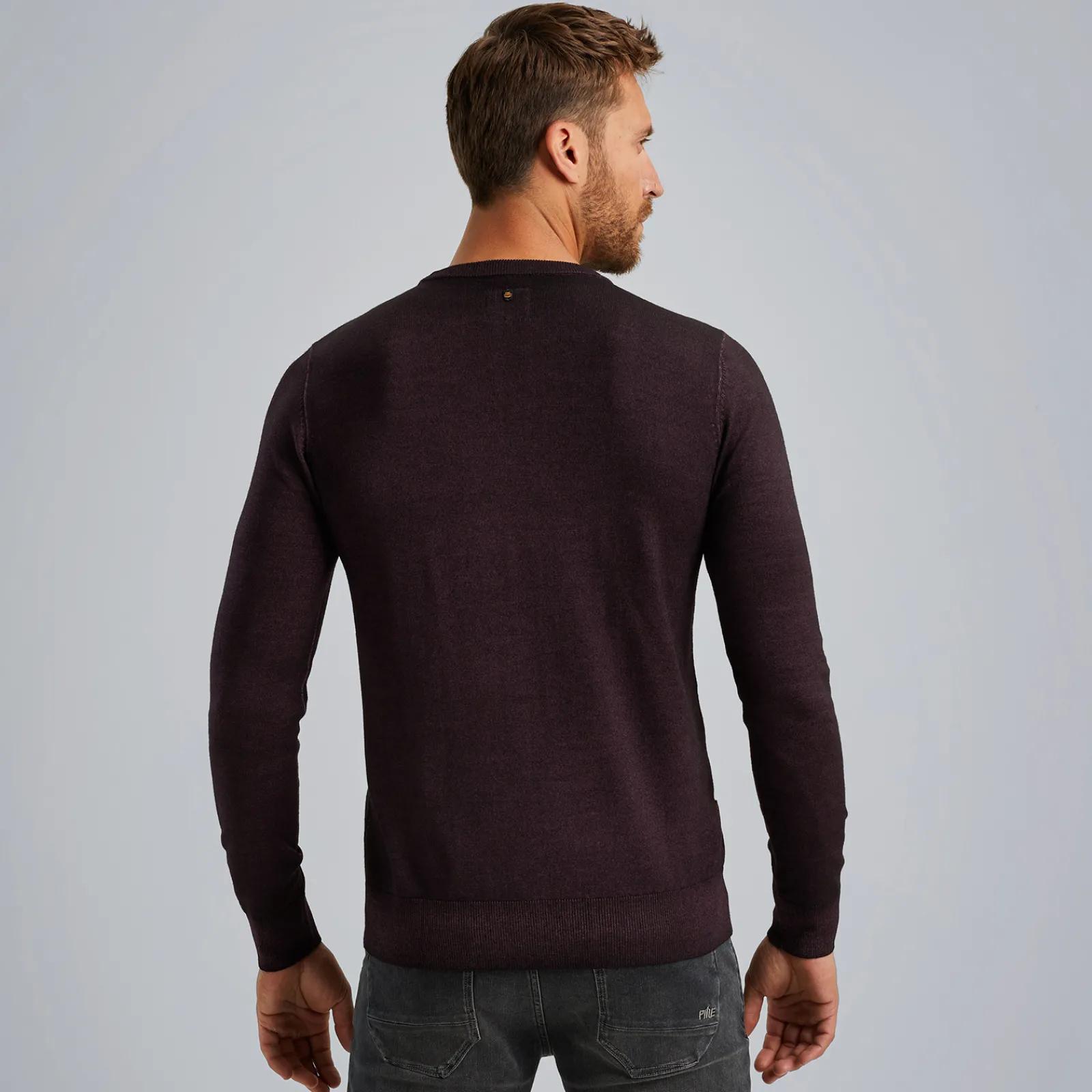 PME Legend Trui Van 100% Merinowol Paars Sale