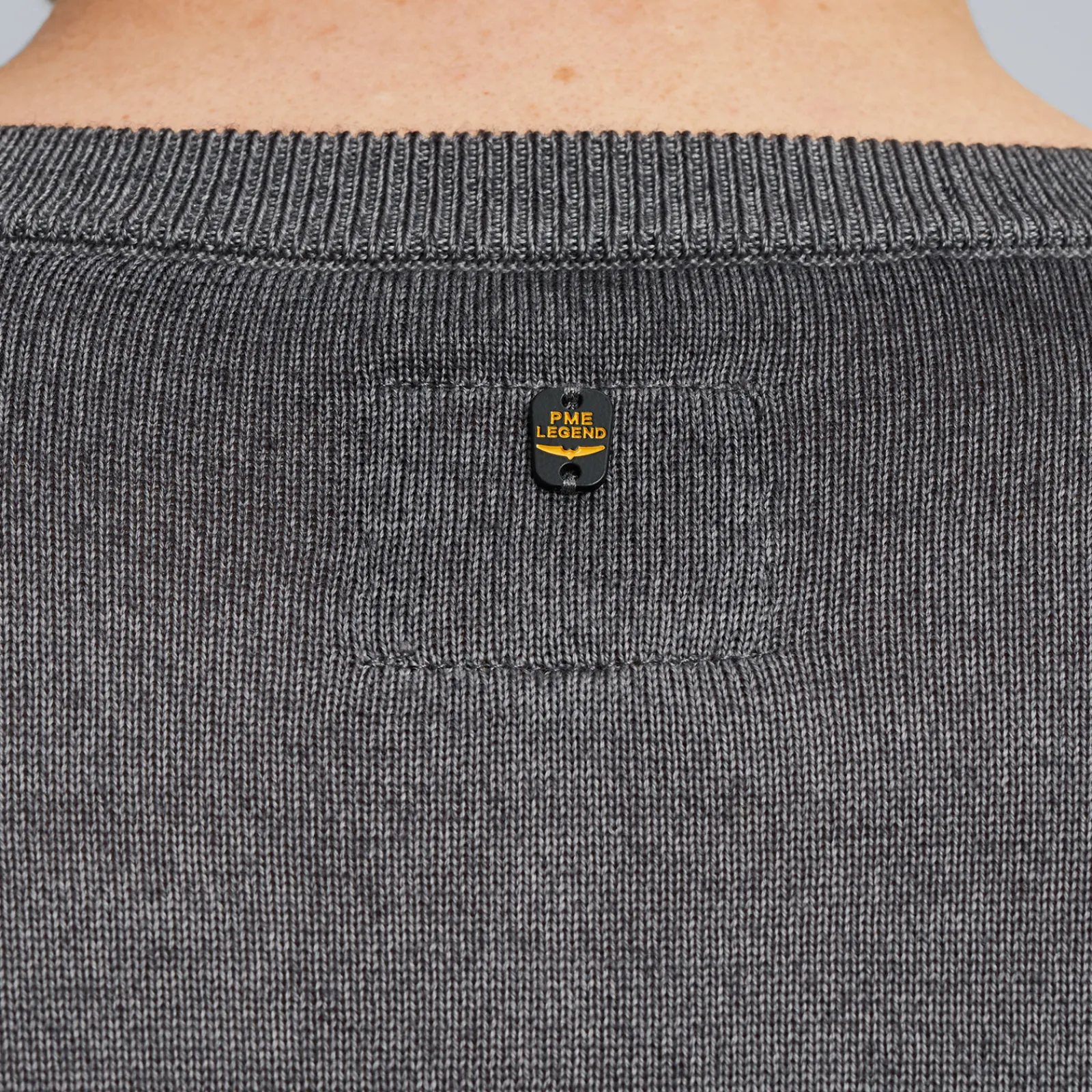PME Legend Trui Van 100% Merinowol Grijs Shop