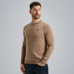 PME Legend Trui Van Mouliné Garen Bruin Cheap