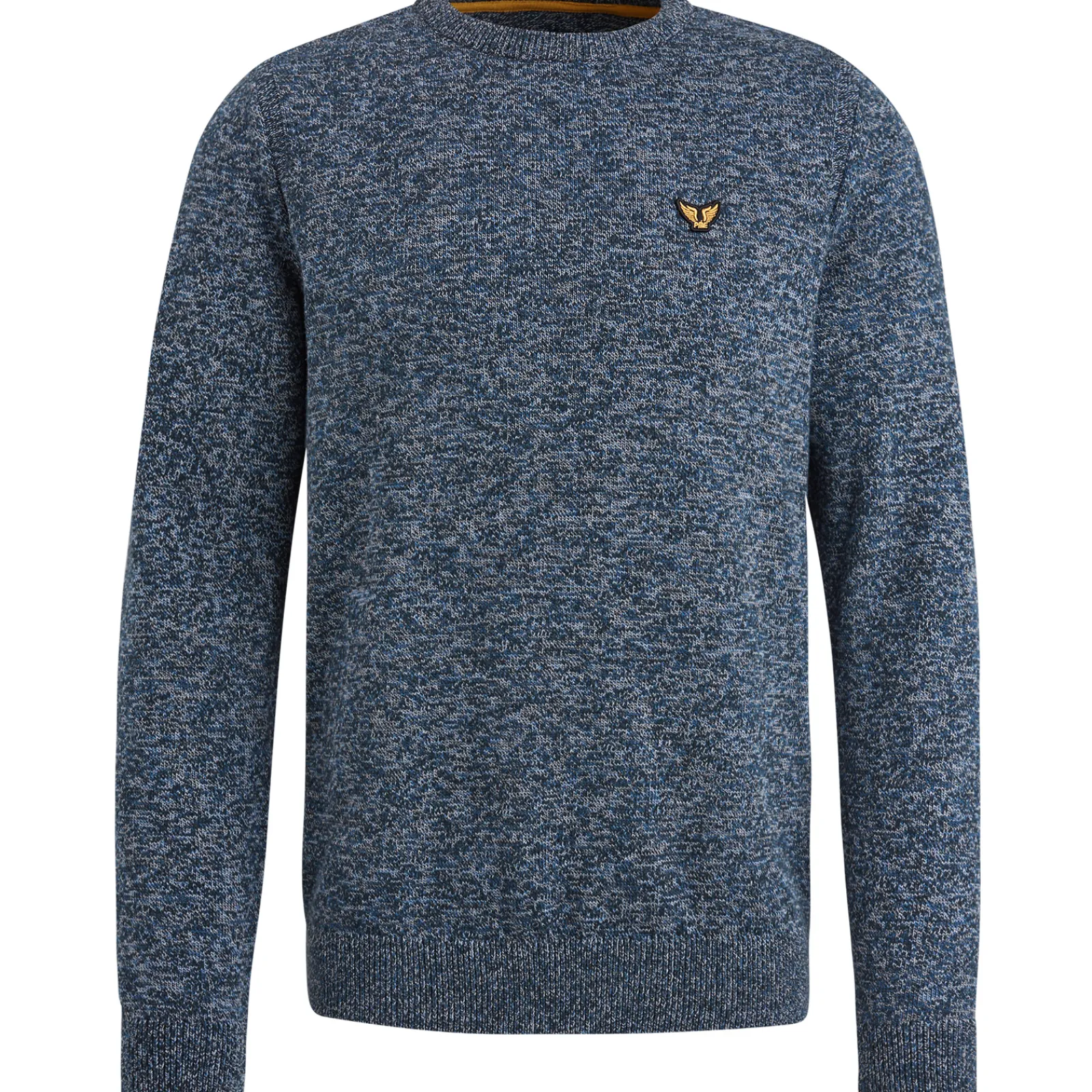 PME Legend Trui Van Mouliné Garen Blauw Store