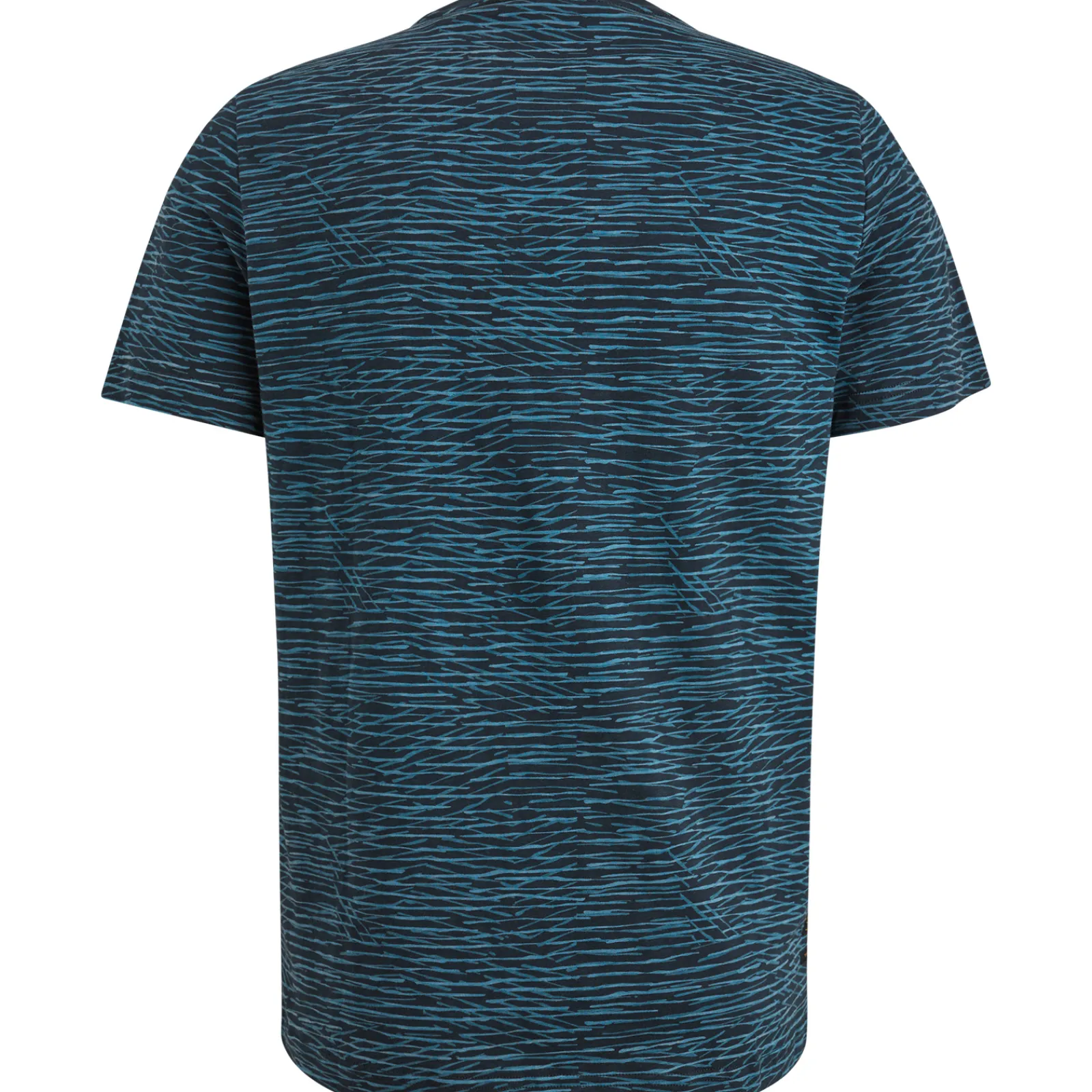 PME Legend T-shirt Allover Print Blauw Outlet