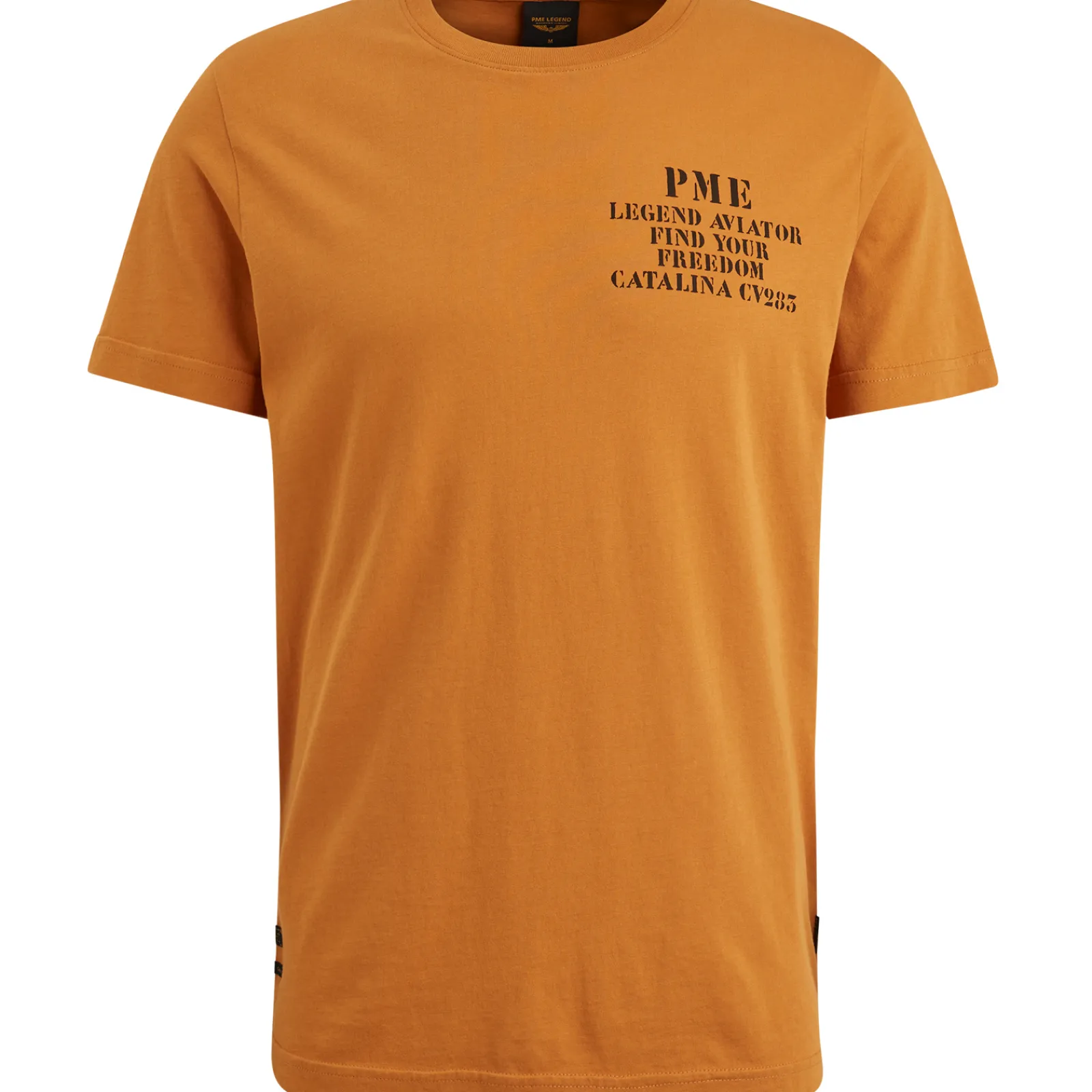 PME Legend T-shirt Met Artwork Bruin Flash Sale