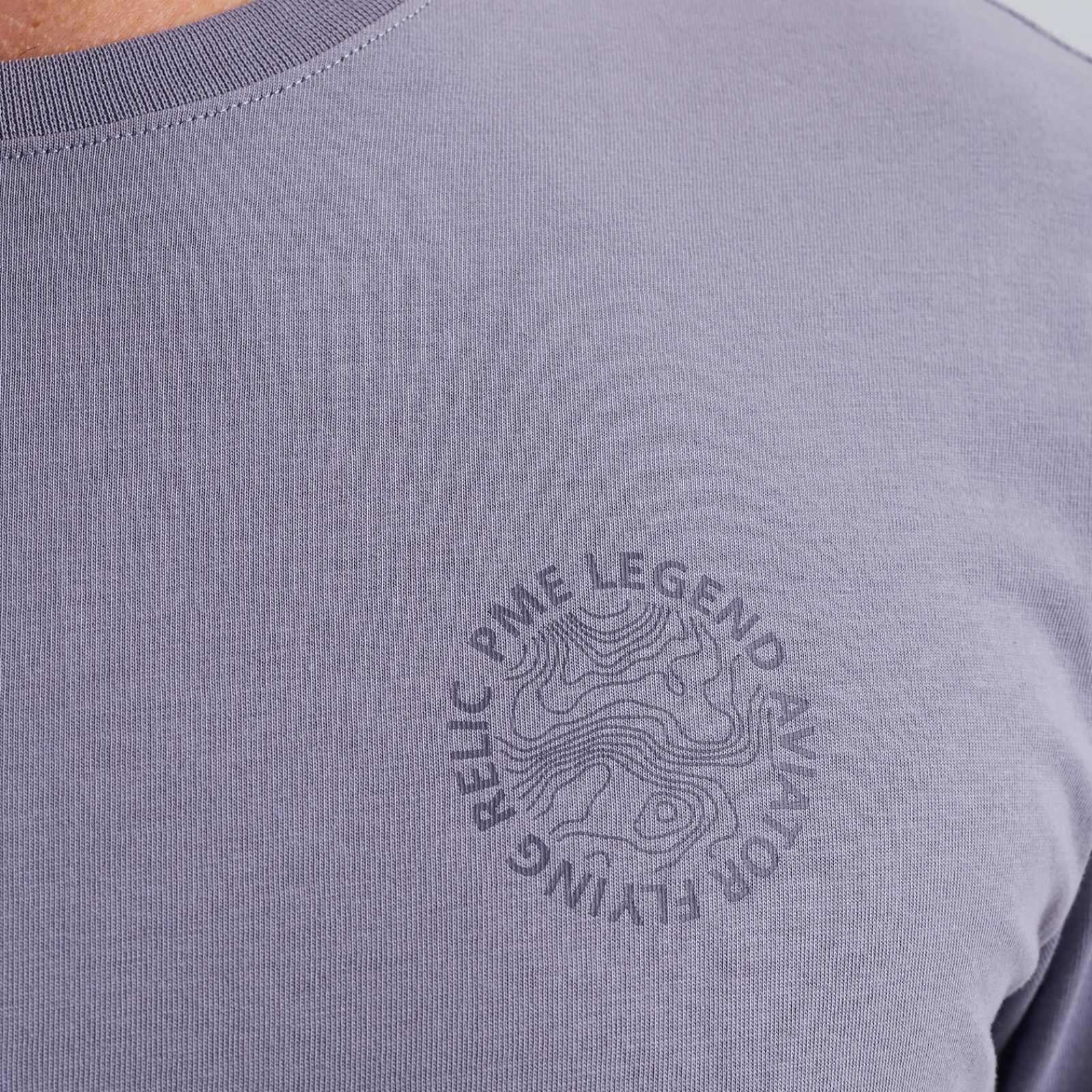 PME Legend T-shirt Met Artwork Paars Store