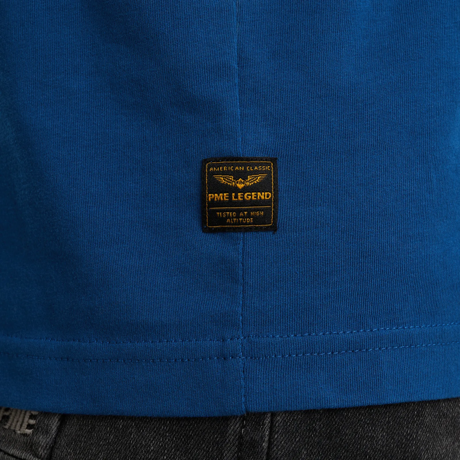 PME Legend T-shirt Met Artwork Blauw Sale
