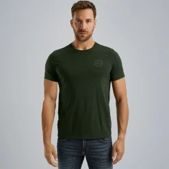 PME Legend T-shirt Met Artwork Groen Discount