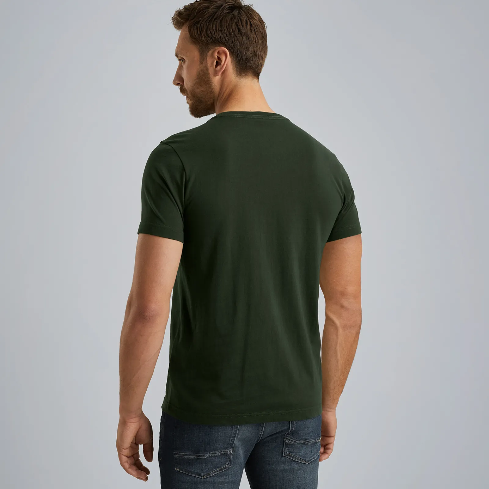 PME Legend T-shirt Met Artwork Groen Discount