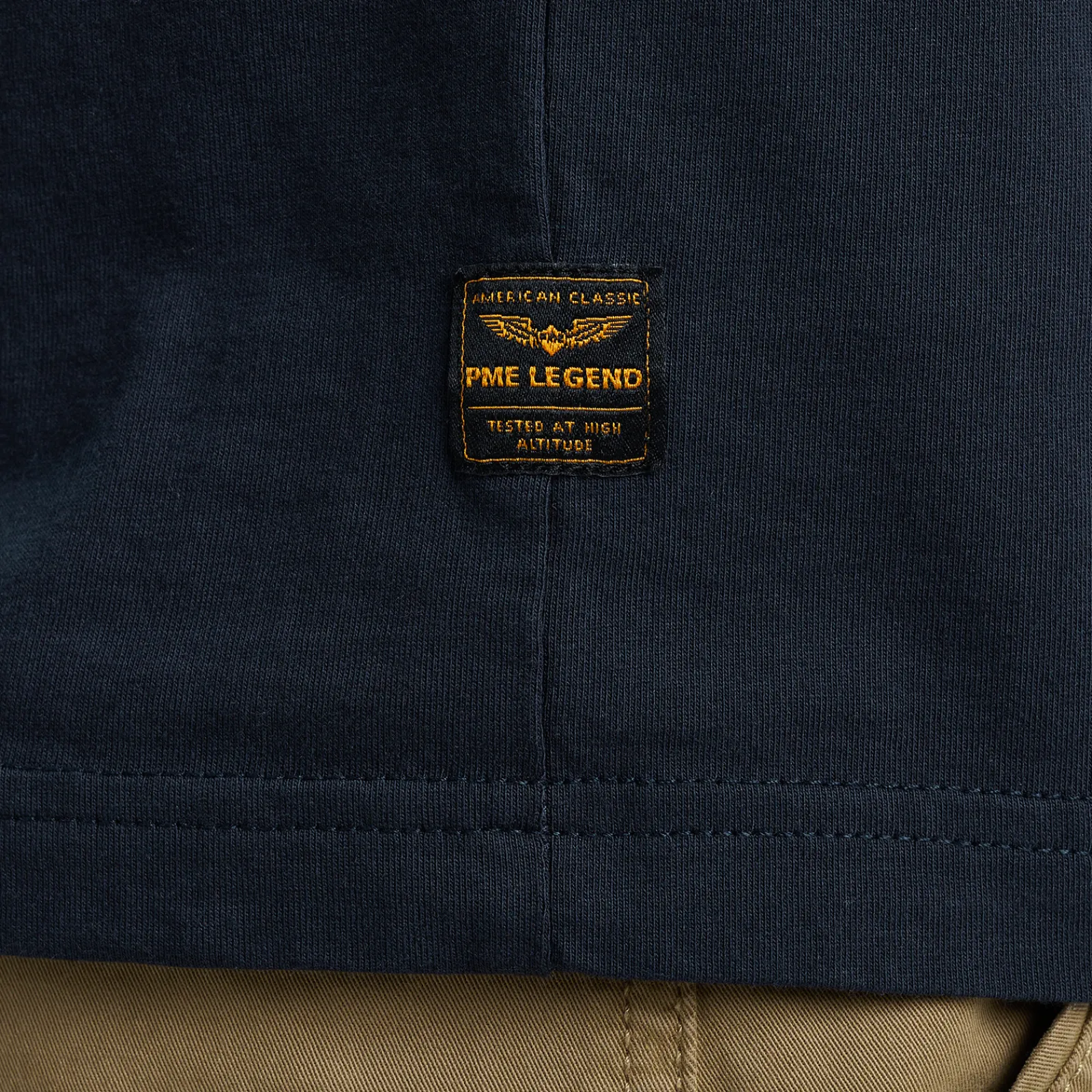 PME Legend T-shirt Met Artwork Blauw Flash Sale