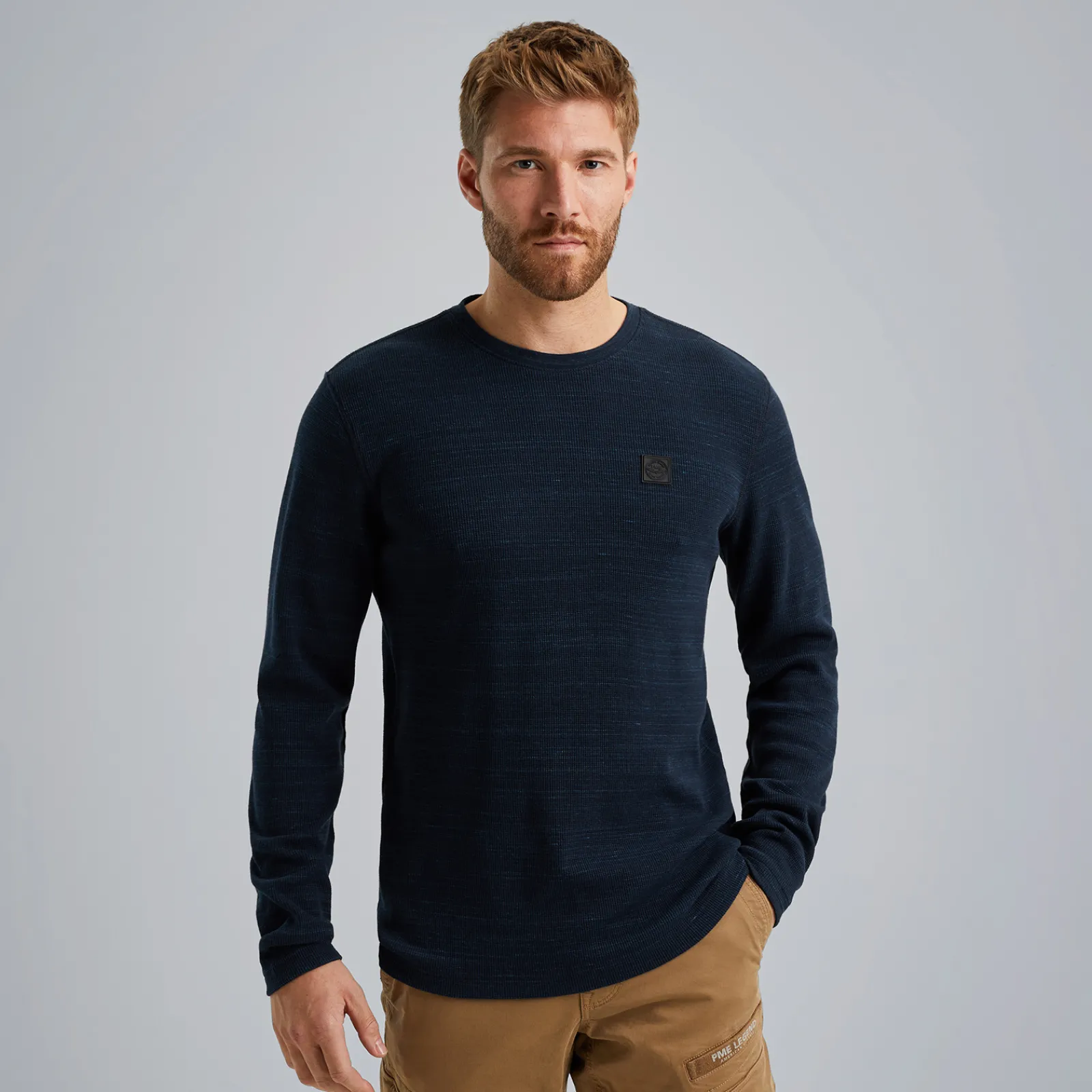 PME Legend T-shirt Met Lange Mouwen Blauw Store