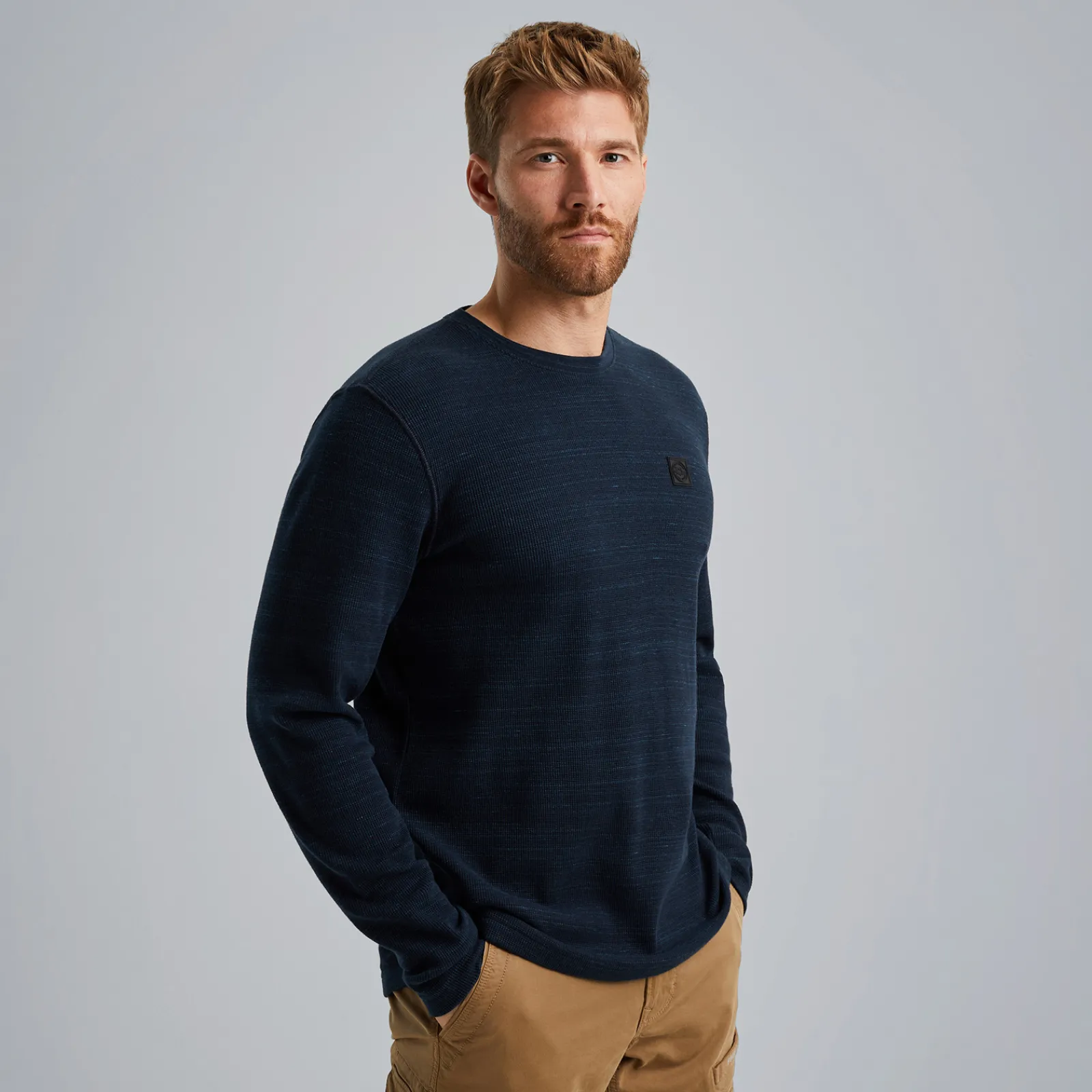 PME Legend T-shirt Met Lange Mouwen Blauw Store
