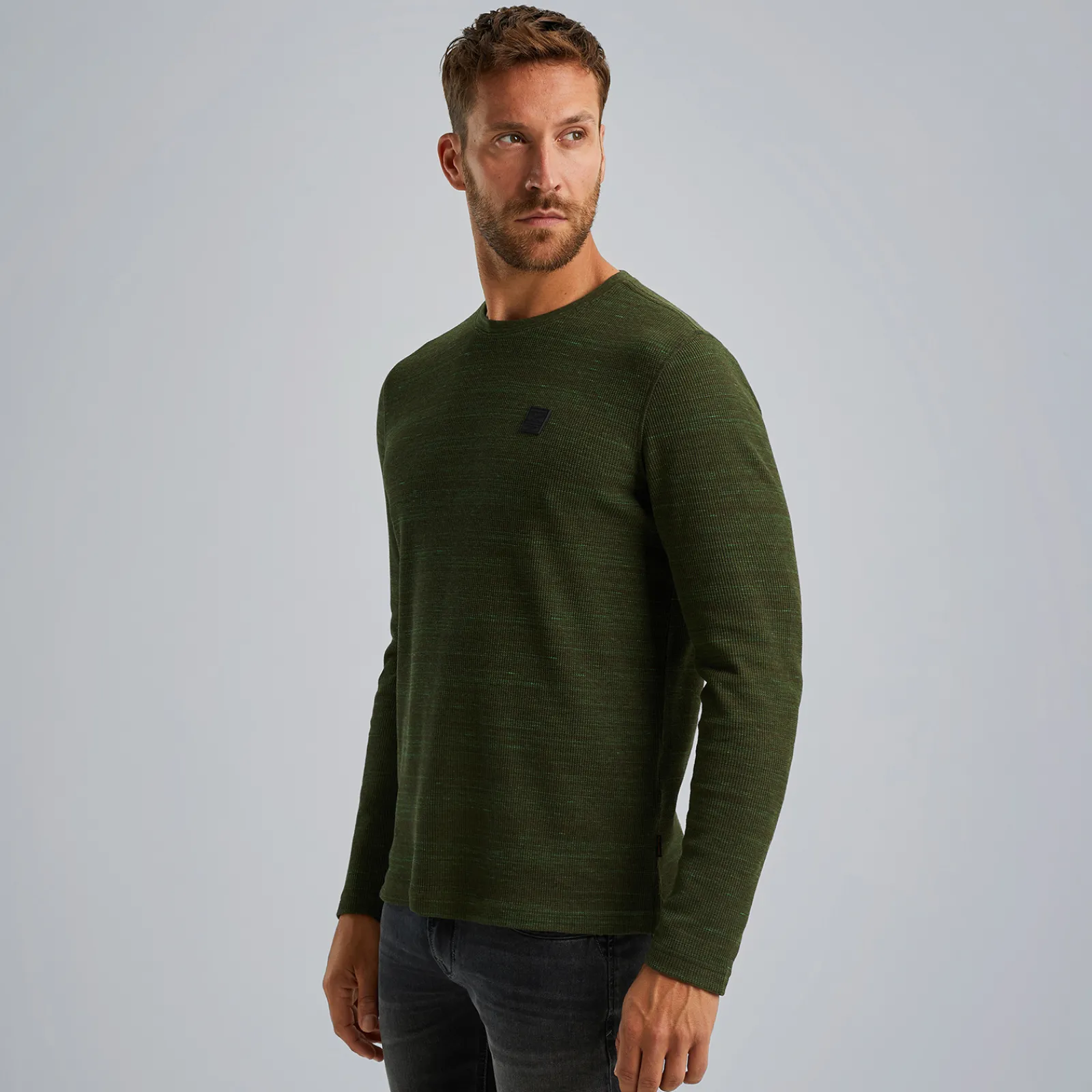 PME Legend T-shirt Met Lange Mouwen Groen Outlet