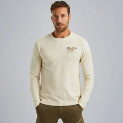 PME Legend T-shirt Met Lange Mouwen Beige Clearance