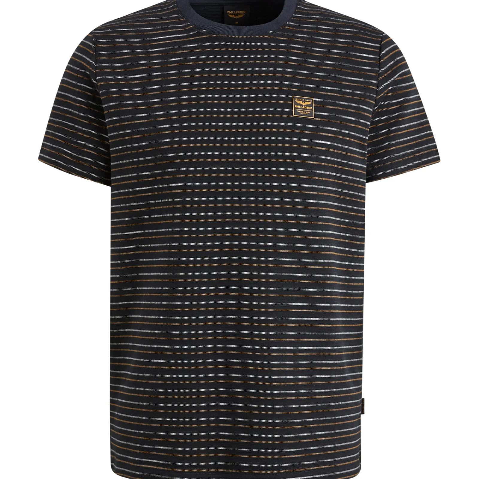 PME Legend T-shirt Met Streeppatroon Blauw Shop