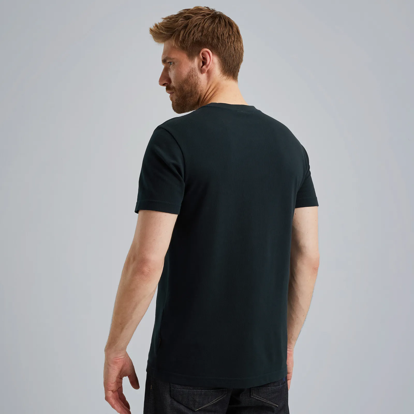 PME Legend T-shirt Met Wafelstructuur Blauw Store