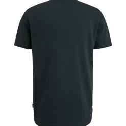 PME Legend T-shirt Met Wafelstructuur Blauw Store