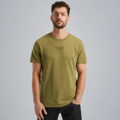 PME Legend T-shirt Met Wafelstructuur Groen Sale