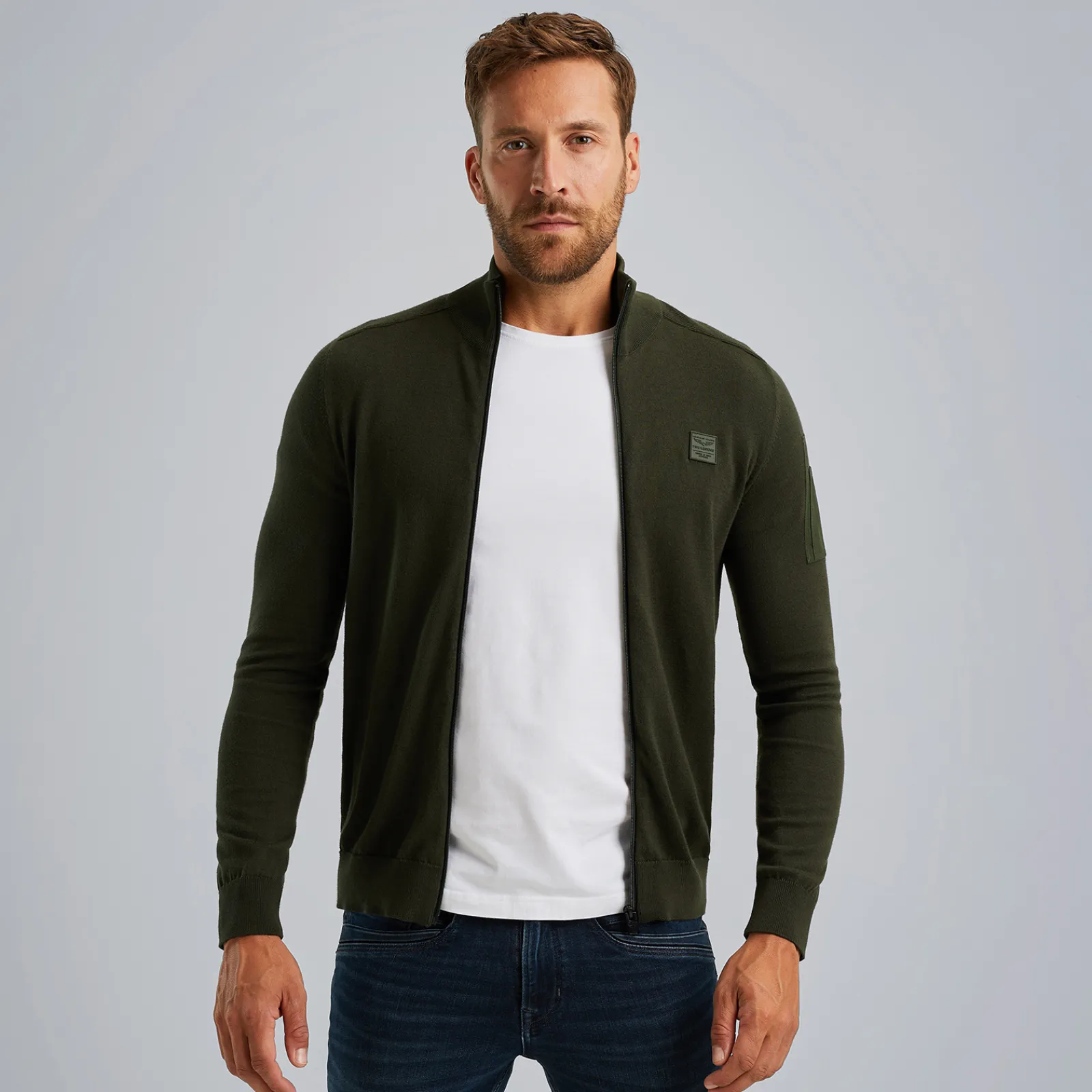PME Legend Vest Met Ritssluiting Groen Hot