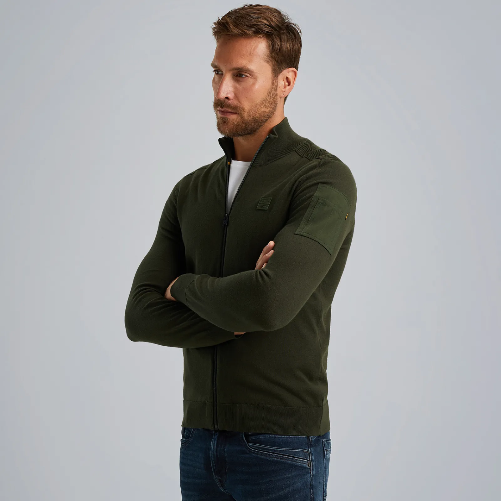 PME Legend Vest Met Ritssluiting Groen Hot