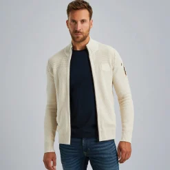 PME Legend Vest Met Ritssluiting Beige Store