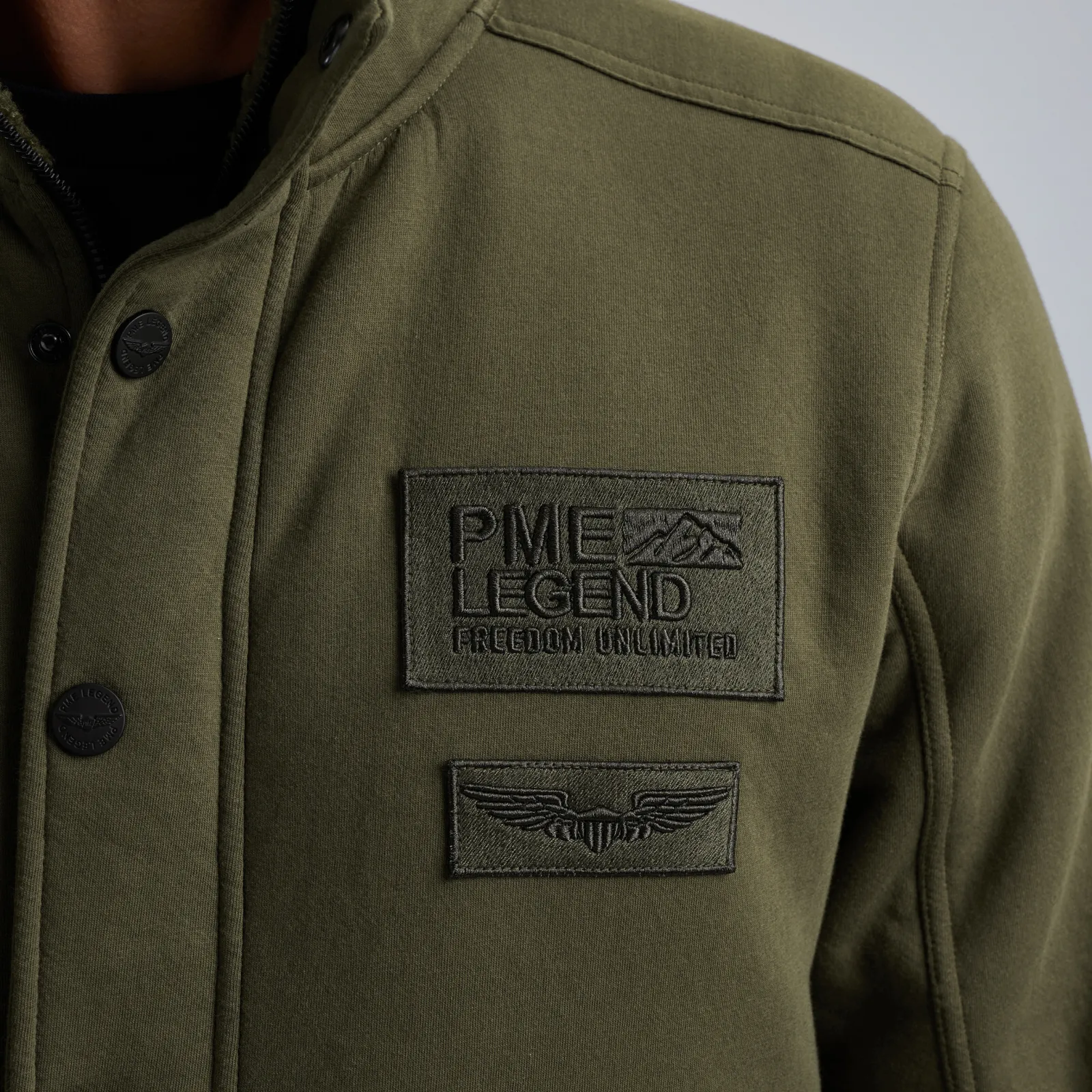 PME Legend Vest Van Teddystof Groen Clearance