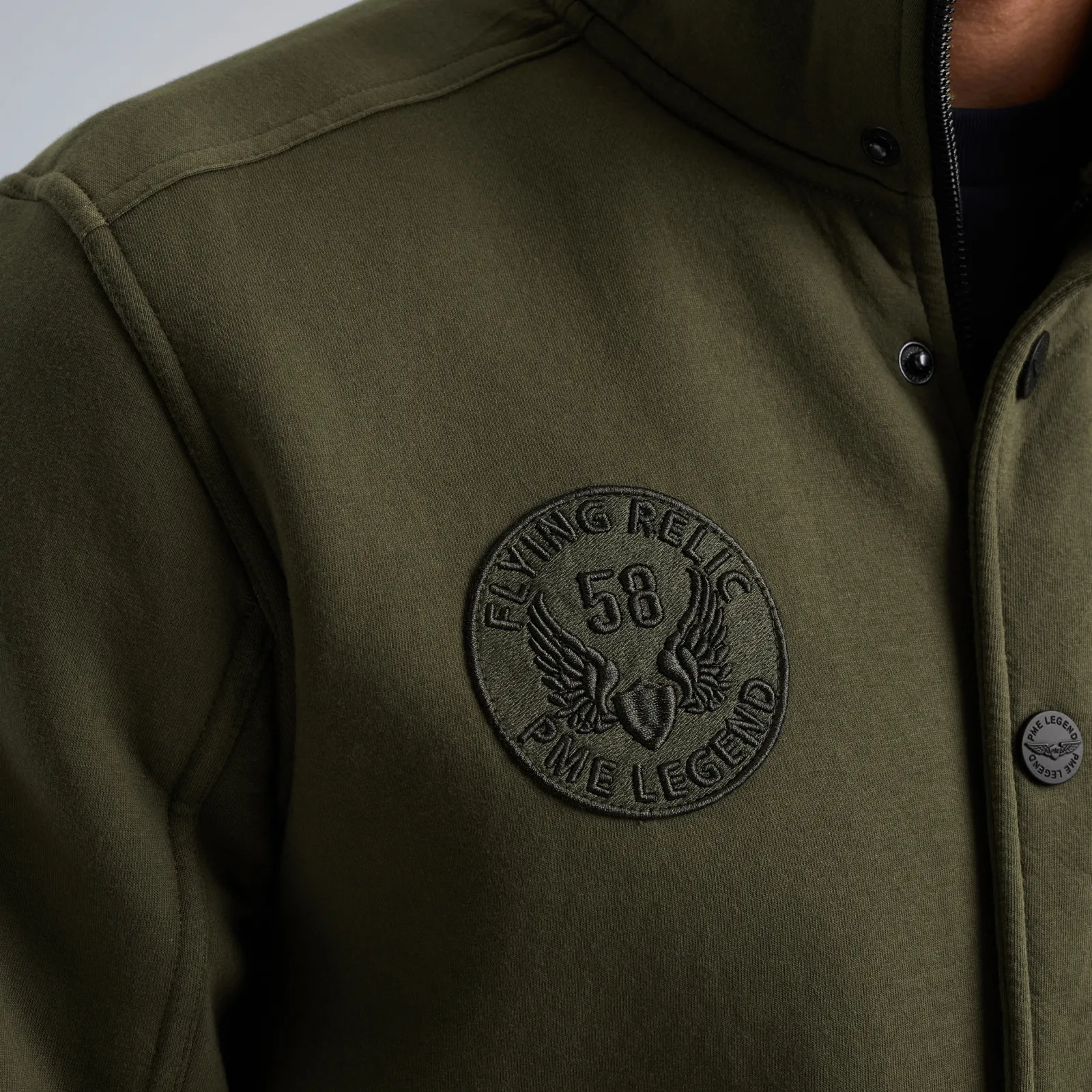 PME Legend Vest Van Teddystof Groen Clearance