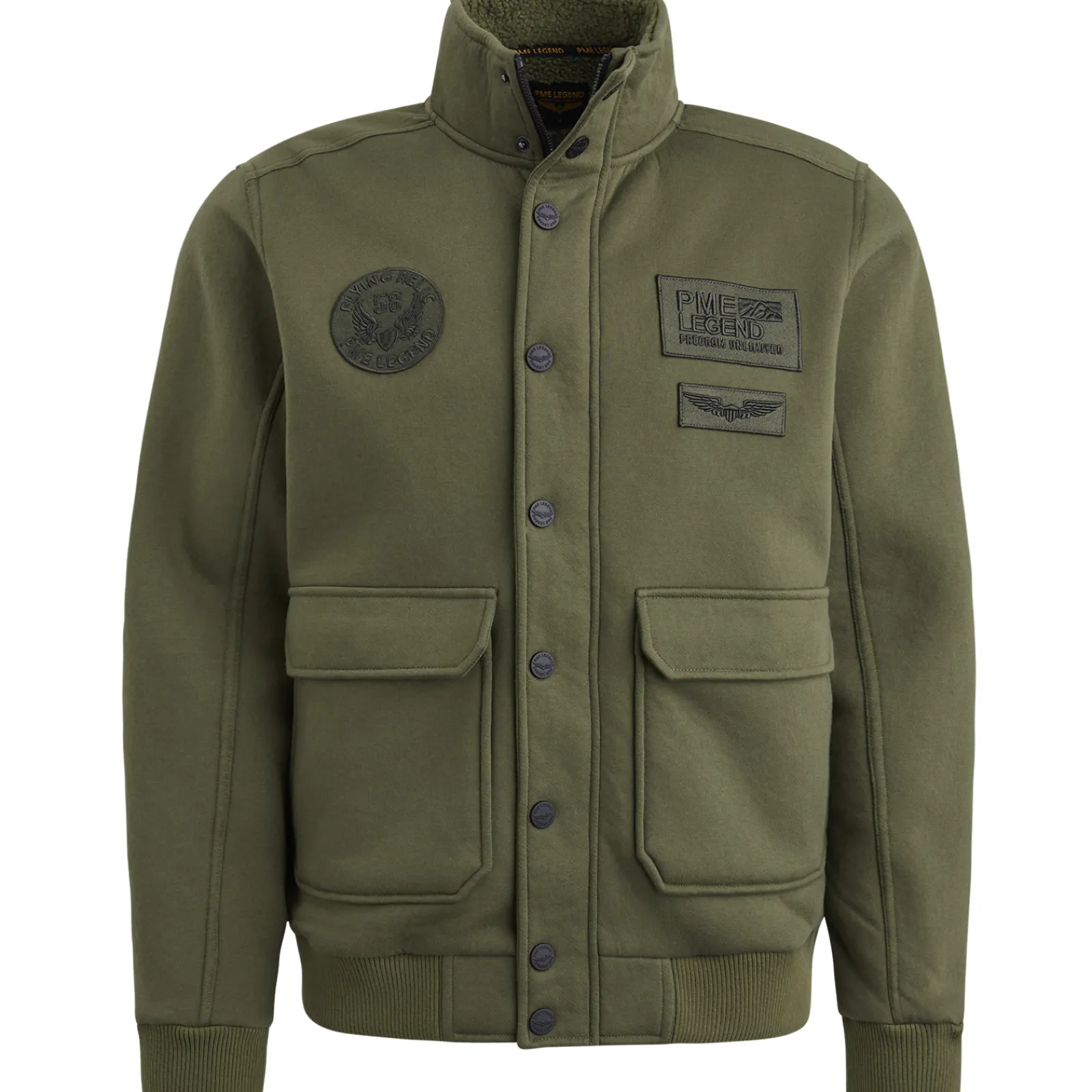 PME Legend Vest Van Teddystof Groen Clearance