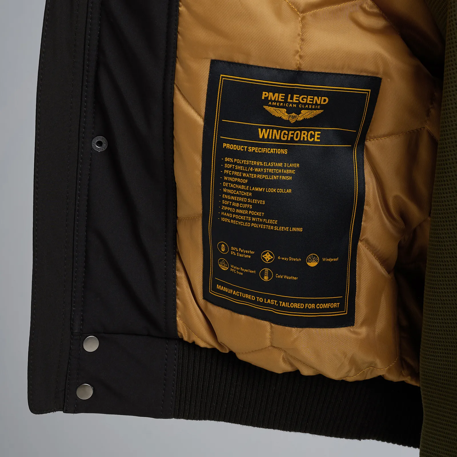 PME Legend Wingforce Softshell Jas Zwart Shop